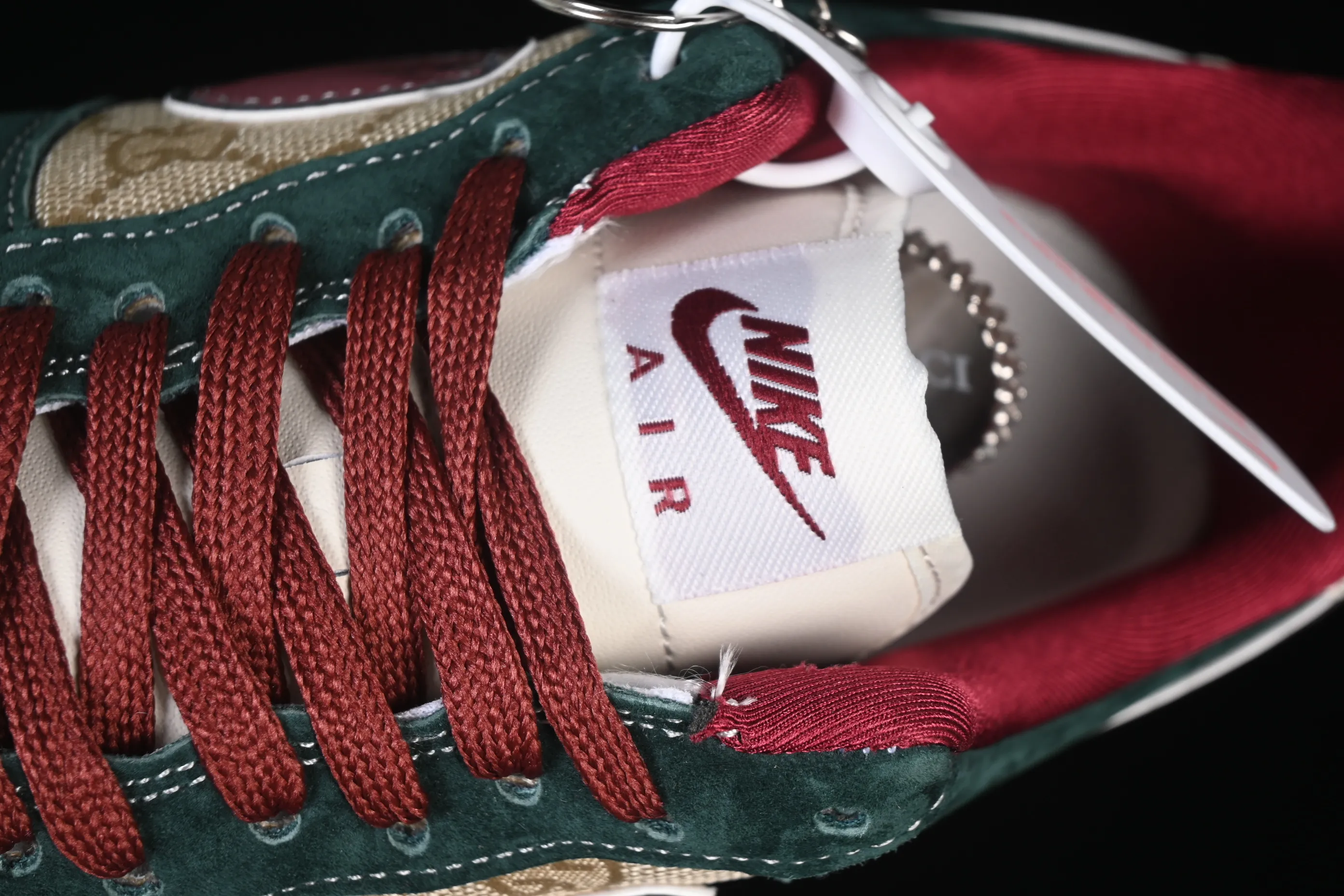 All categories Nk Air Force 1 Air Force series Nk Air Force 1 Low Air Force low top Nike Air Force 1'07 Low Gucci joint Khaki cinnabar hook Air Force 1 low top casual sneakers SY1388-007